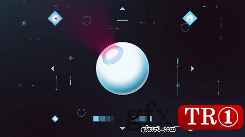AE模板  逗趣眼科医疗logo标志演绎28556
