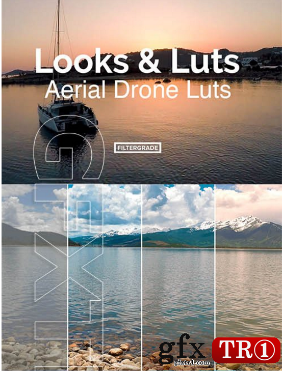 AE模板调色预设 Looks and LUTs Aerial Drone LUTs