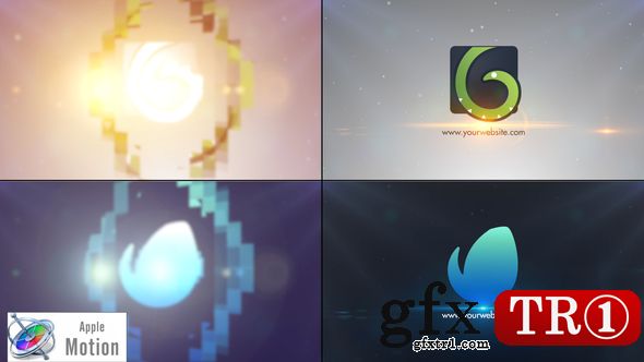 CG天下 Apple Motion 模板 简洁logo标志演绎 22605170