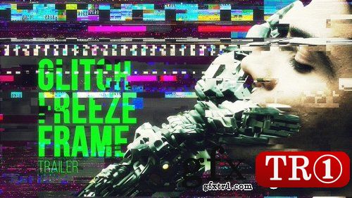 CG天下 AE模板 故障扰乱片头开场Glitch Trailer 21343482