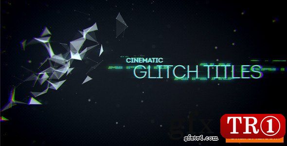 CG天下 AE模板 电影故障扰乱科技字幕标题展示 Cinematic Glitch Titles 9452710