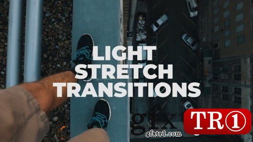 光效拉升过渡转场包PR模板Light Stretch Transitions 234142