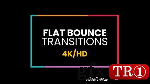 扁平化弹跳过渡转场包PR模板 Flat Bounce Transitions 233089