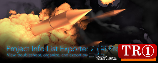 AE工程信息列表导出器AE脚本Project Info List Exporter 2