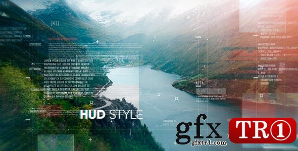 HUD科技动感视差图文幻灯片 Parallax HUD Slideshow 21097128