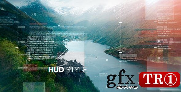 HUD科技动感视差图文幻灯片 Parallax HUD Slideshow 21097128