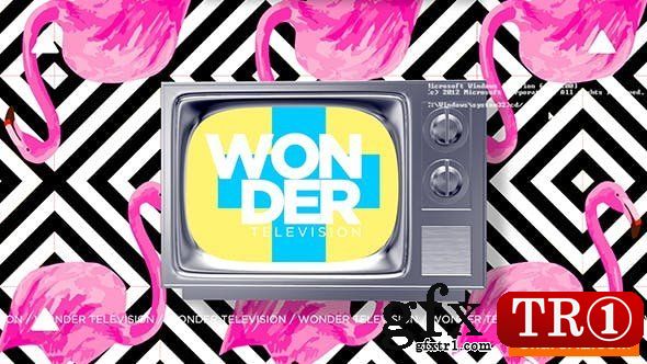 FCPX模板-多彩电视机演示Wonder Television 20404152