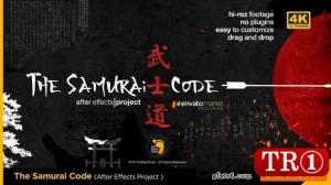 AE模板下载 武士道科技代码开场片头 The Samurai Code Opener 23605579
