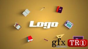 开学季学校logo标志演绎School Logo Reveal 24473207