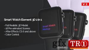 智能手表3D模型应用促销23385934