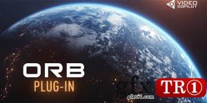 AE插件：三维星球特效插件VideoCopilot ORB Win/Mac + AK第168期使用教程/6K地图贴图