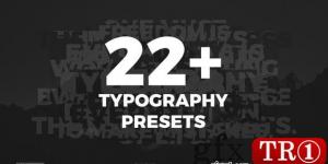 Videohive Typography Presets - Animated Typography 34562509