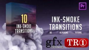 水墨晕染转场过渡包PR模板Ink-Smoke Transitions（Pack 2）196457