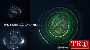 三维质感动态环logo标志演绎20479443