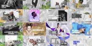 动力学社交媒体包Gravity V2 | Social Media Pack - 28211128
